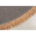 Vloerkleed Raz '200 Viscose Groen Ø200x0.26 cm-Ronde vloerkleden-Creating Home