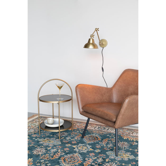Vloerkleed Raz 200x300 Viscose Camel 300x200 cm-Rechthoekige vloerkleden-Creating Home