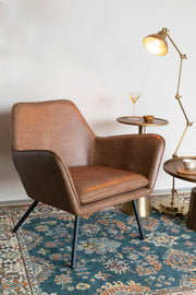 Vloerkleed Raz 200x300 Viscose Camel 300x200 cm-Rechthoekige vloerkleden-Creating Home