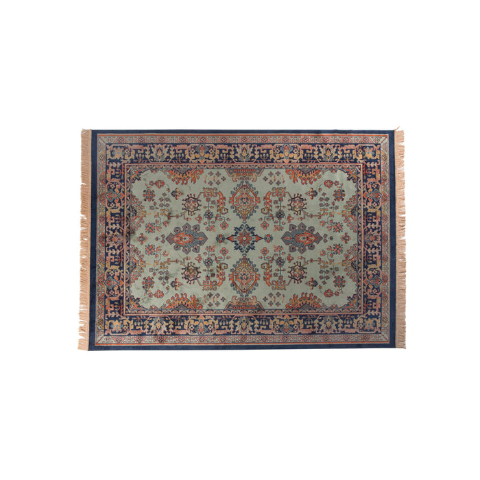 Vloerkleed Raz Viscose Groen 160x230 cm-Rechthoekige vloerkleden-Creating Home
