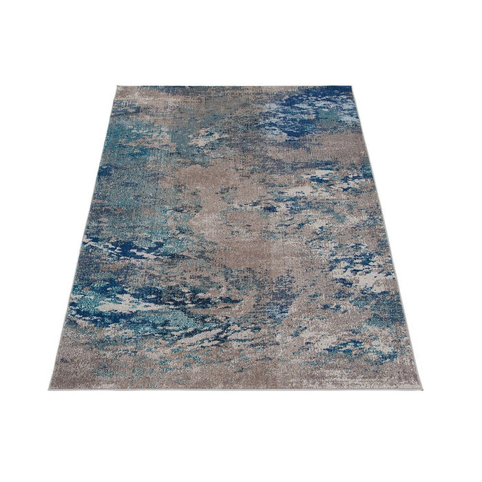 Vloerkleed Soho 3 Ecru/Blauw 160x230cm-Rechthoekige vloerkleden-Spits