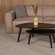 Vloerkleed Vloerkleden Blendy Taupe Wol 160x230 cm-Rechthoekige vloerkleden-LABEL51