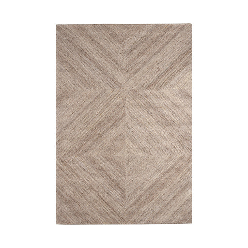 Vloerkleed Vloerkleden Blendy Taupe Wol 200x300 cm-Rechthoekige vloerkleden-LABEL51