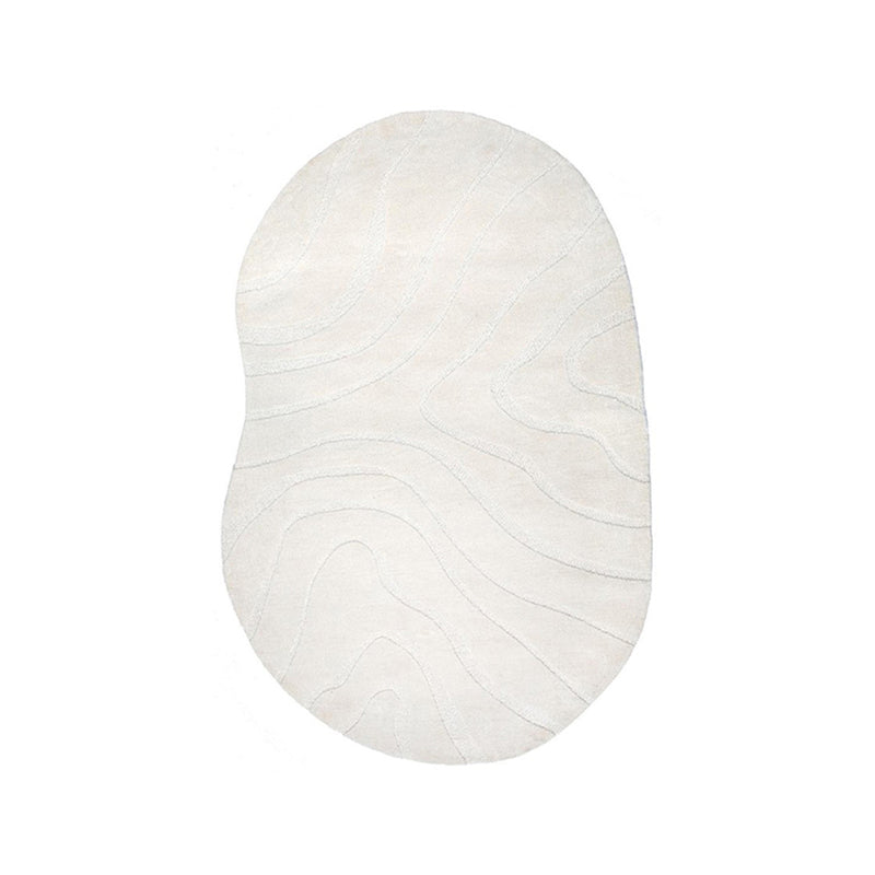 Vloerkleed Vloerkleden Goa Ivoor Polyester 200x300 cm Organisch-Rechthoekige vloerkleden-LABEL51
