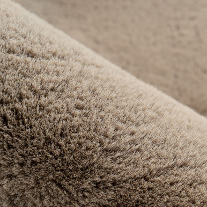 Vloerkleed Vloerkleden Indy Taupe Polyester 160x230 cm Organisch-Rechthoekige vloerkleden-LABEL51