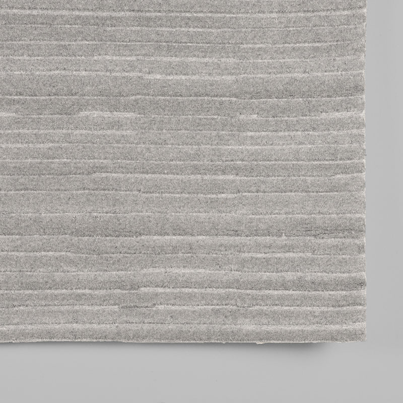 Vloerkleed Vloerkleden Luxy Grijs Wol 160x230 cm-Rechthoekige vloerkleden-LABEL51