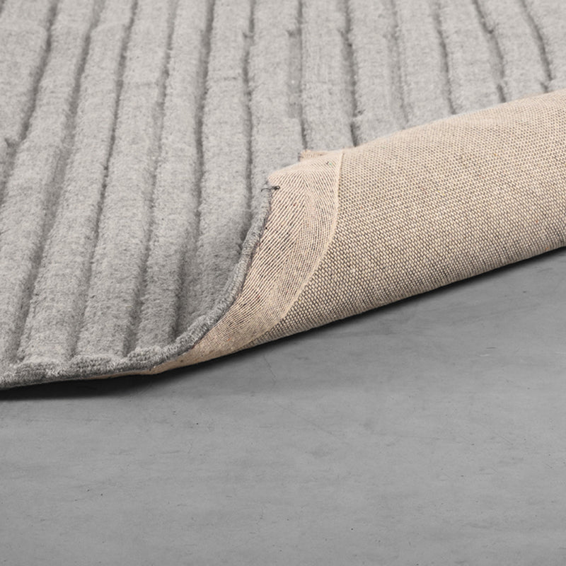 Vloerkleed Vloerkleden Luxy Grijs Wol 200x300 cm-Rechthoekige vloerkleden-LABEL51