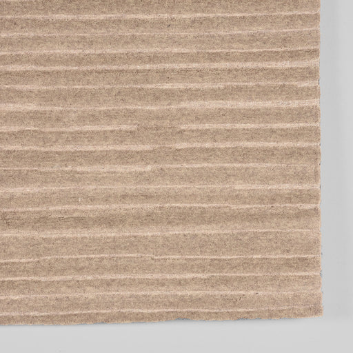 Vloerkleed Vloerkleden Luxy Taupe Wol 160x230 cm-Rechthoekige vloerkleden-LABEL51