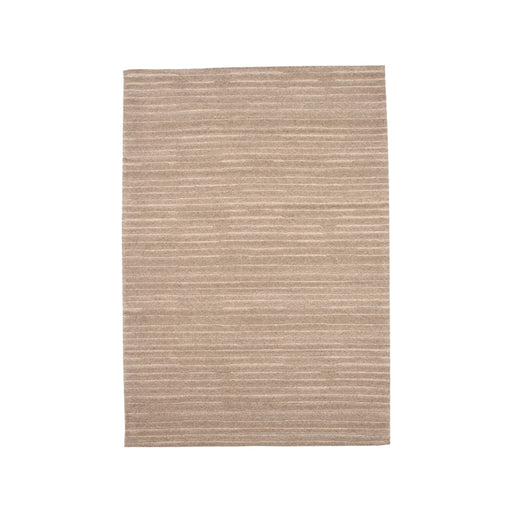 Vloerkleed Vloerkleden Luxy Taupe Wol 160x230 cm-Rechthoekige vloerkleden-LABEL51