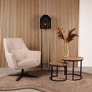 Vloerkleed Vloerkleden Mody Taupe Polyester 160x230 cm Organisch-Rechthoekige vloerkleden-LABEL51