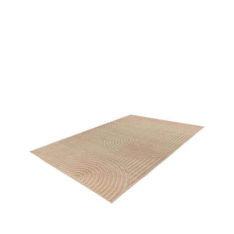 Vloerkleed Vloerkleden Varo Beige Polyester 200x290 cm-Rechthoekige vloerkleden-LABEL51