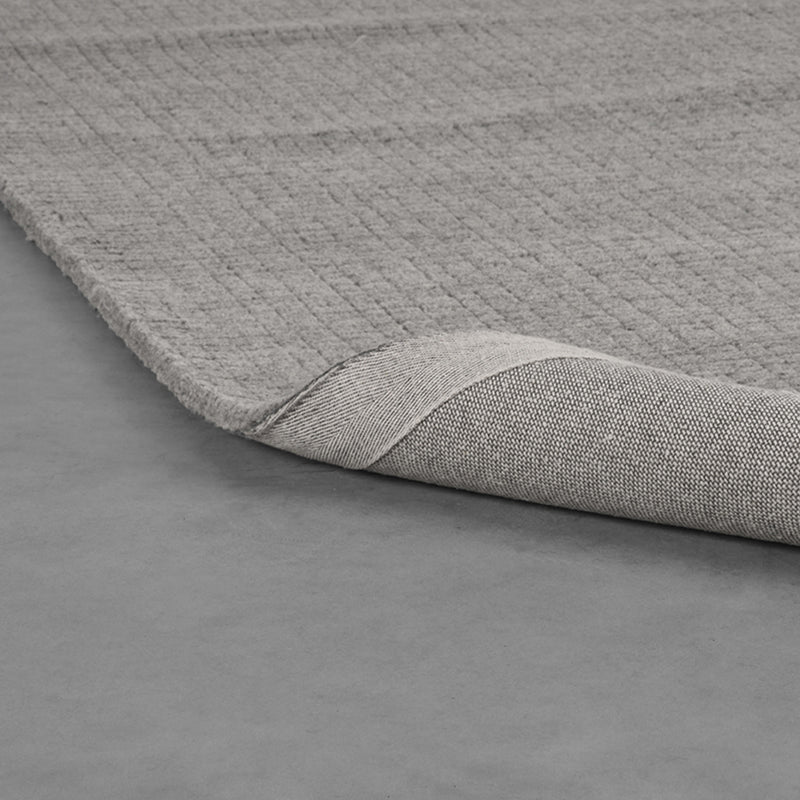 Vloerkleed Vloerkleden Wolly Grijs Wol 160x230 cm-Rechthoekige vloerkleden-LABEL51