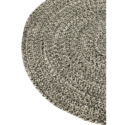 Vloerkleed Zwart Polyester S 120 cm-Rechthoekige vloerkleden-J-Line