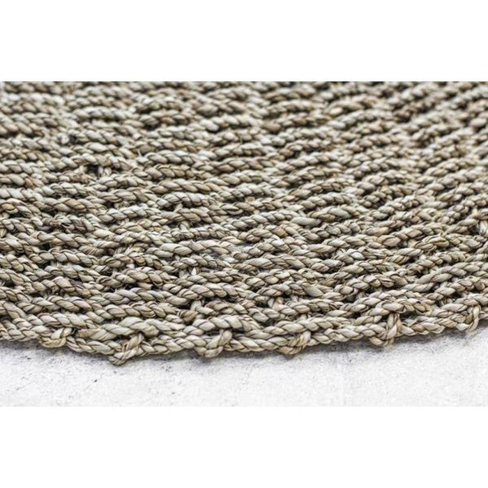 Vloerkleed - ø120 - raffia/zeegras - naturel-Ronde vloerkleden-HSM Collection