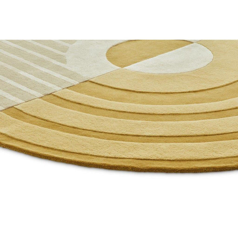 Vloerkleed ø200 cm Fano Girare Wild Wonder Wol-Ronde vloerkleden-Brinker Carpets