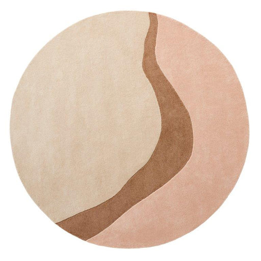 Vloerkleed ø200 cm Organix 620 Blush Wol-Ronde vloerkleden-Brinker Carpets