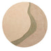 Vloerkleed ø200 cm Organix 750 Khaki Wol-Ronde vloerkleden-Brinker Carpets