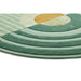 Vloerkleed ø240 cm Fano Girare Green Wol-Ronde vloerkleden-Brinker Carpets