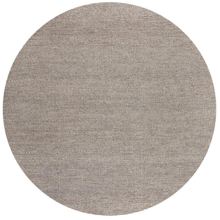 Vloerkleed ø240 cm Valentino Taupe Wol-Ronde vloerkleden-Brinker Carpets