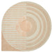 Vloerkleed ø320 cm Fano Girare White Beige Wol-Ronde vloerkleden-Brinker Carpets