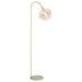 Vloerlamp 45x28x160 cm RAKEL antiek brons+rook-Vloerlampen-Light & Living