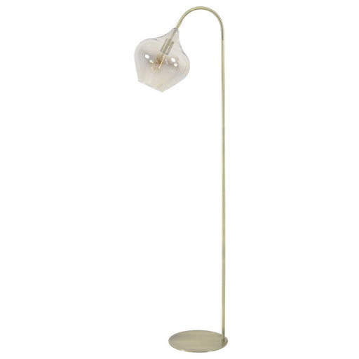 Vloerlamp 45x28x160 cm RAKEL antiek brons+rook-Vloerlampen-Light & Living