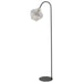 Vloerlamp 45x28x160 cm RAKEL mat zwart+rook-Vloerlampen-Light & Living