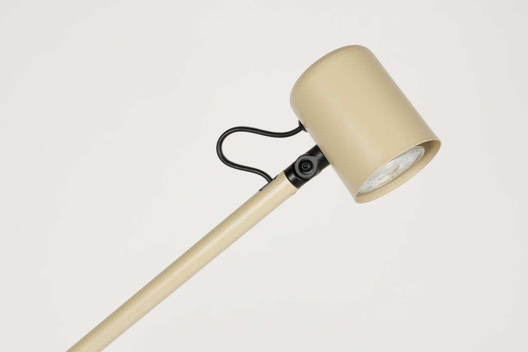 Vloerlamp Aero Metaal Beige 57.5x25 cm GU10 (ES111)-Vloerlampen-Creating Home