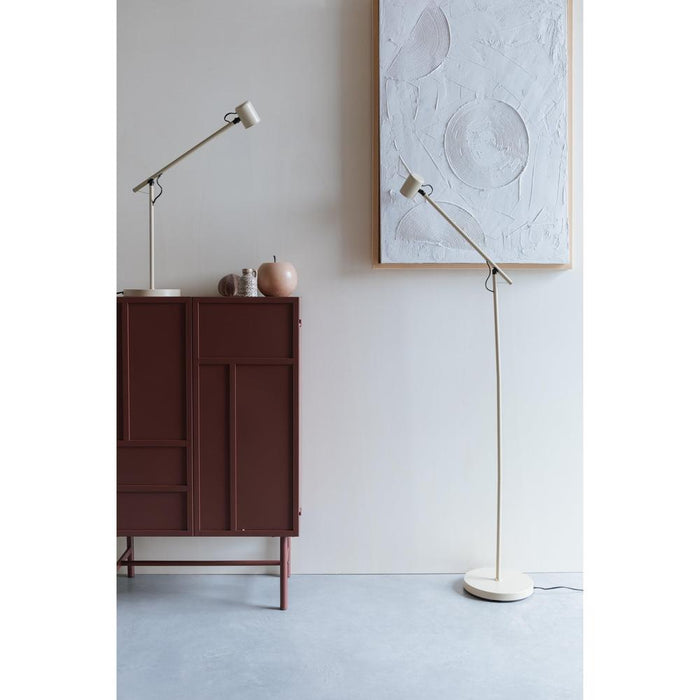 Vloerlamp Aero Metaal Beige 57.5x25 cm GU10 (ES111)-Vloerlampen-Creating Home