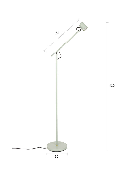 Vloerlamp Aero Metaal Groen 57.5x25 cm GU10 (ES111)-Vloerlampen-Creating Home