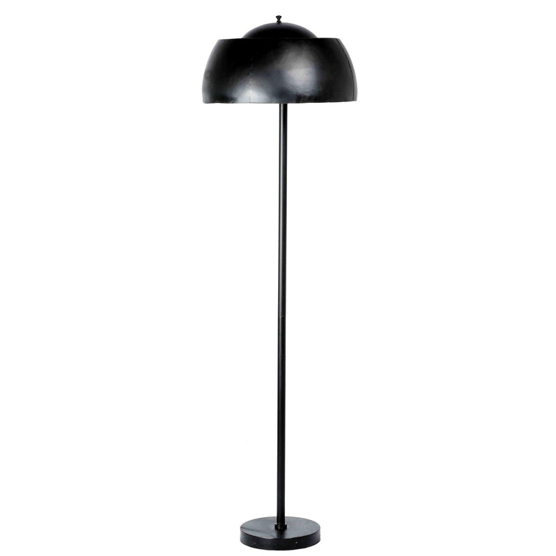 Vloerlamp Brix Vloerlamp Stone Marmer Zwart 47 cm 47x47x167 cm-Vloerlampen-Livingfurn