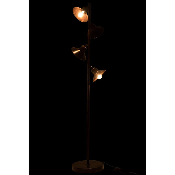 Vloerlamp Bruin 32 cm Lamp Standing 32x32x156 cm-Vloerlampen-J-Line