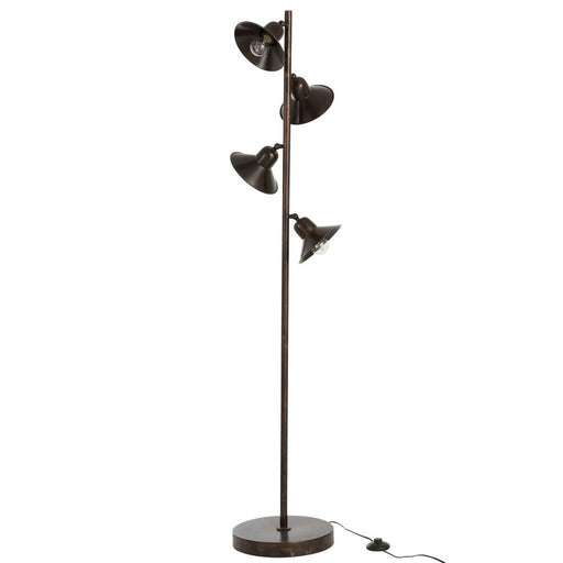 Vloerlamp Bruin 32 cm Lamp Standing 32x32x156 cm-Vloerlampen-J-Line