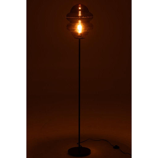 Vloerlamp Bruin Glas 28 cm-Vloerlampen-J-Line
