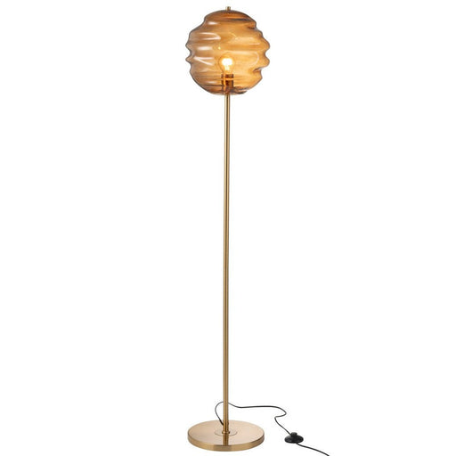 Vloerlamp Bruin Ijzer 30 cm 30x30x156 cm-Vloerlampen-J-Line