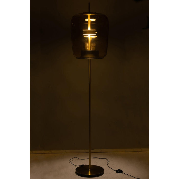 Vloerlamp Bruin Ijzer 35 cm 35x35x168 cm-Vloerlampen-J-Line