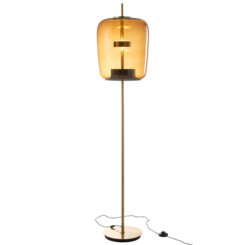 Vloerlamp Bruin Ijzer 35 cm 35x35x168 cm-Vloerlampen-J-Line
