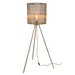 Vloerlamp Bruin Ijzer L 74 cm 74x74x136 cm-Vloerlampen-J-Line
