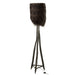 Vloerlamp Bruin Teakhout 42 cm 42x42x176 cm-Vloerlampen-J-Line