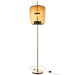 Vloerlamp Bruin ijzer 35 cm 35x35x168 cm-Vloerlampen-J-Line