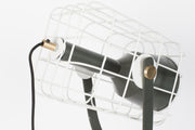 Vloerlamp Cage Aluminum, Aluminium, Metaal Wit 32x21.5 cm E27-Vloerlampen-Creating Home