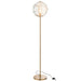 Vloerlamp Cognac Aluminium 30 cm 30x30x156 cm-Vloerlampen-J-Line