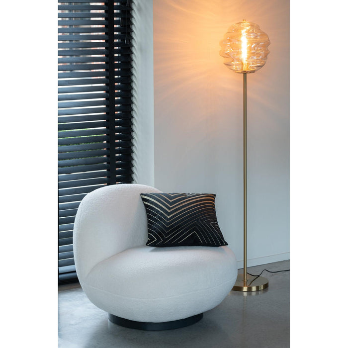 Vloerlamp Cognac Aluminium 30 cm-Vloerlampen-J-Line