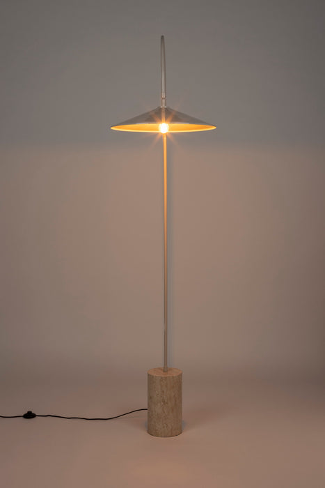 Vloerlamp Enno Travertin Grijs – detail