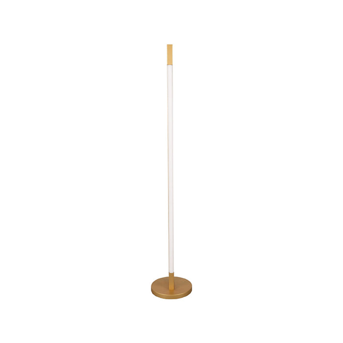 Vloerlamp Futuro Antiek Goud Metaal - 23x23x130 cm-Vloerlampen-LABEL51