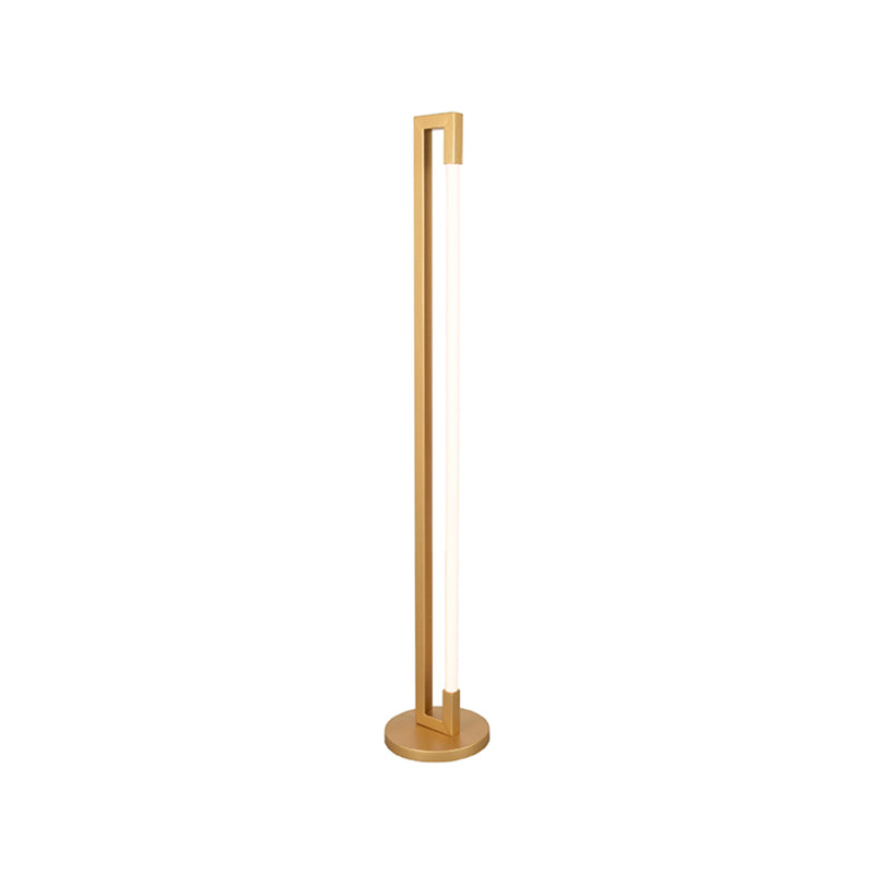 Vloerlamp Futuro Antiek Goud Metaal - 23x23x130 cm-Vloerlampen-LABEL51