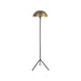 Vloerlamp Globe Antiek Goud Metaal - 39x39x152 cm-Vloerlampen-LABEL51
