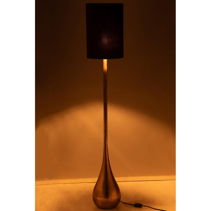 Vloerlamp Goud Cloth L 25 cm 25x25x130 cm-Vloerlampen-J-Line