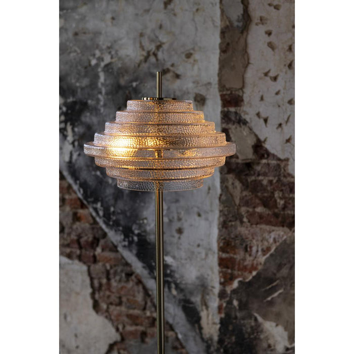 Vloerlamp Goud Glas 36 cm 36x154x36 cm-Vloerlampen-J-Line
