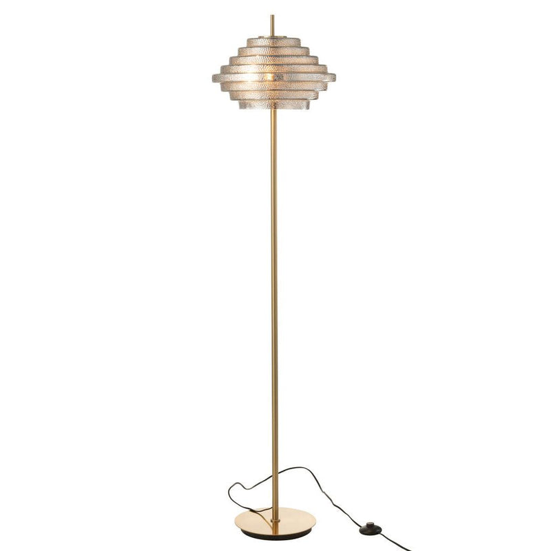 Vloerlamp Goud Metaal 36 cm 36x154x36 cm-Vloerlampen-J-Line